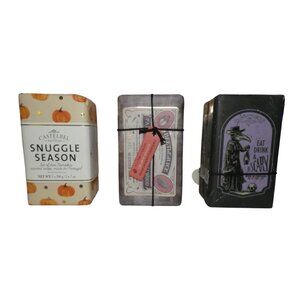 Castelbel Soap 6 BARS - Halloween Fall Scents Pumpkin Patchouli Three 2 Packs